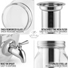 image:imageAirtight Cold Brew Coffee Maker with EXTRATHICK Glass Carafe Stainless Steel Mesh Filter and NonSlip Silicone Base  Premium Iced Coffee Maker Cold Brew Pitcher amp Tea Infuser  by ZulaySilver