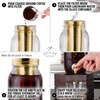image:imageAirtight Cold Brew Coffee Maker with EXTRATHICK Glass Carafe Stainless Steel Mesh Filter and NonSlip Silicone Base  Premium Iced Coffee Maker Cold Brew Pitcher amp Tea Infuser  by ZulayGold