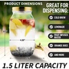 image:imageAirtight Cold Brew Coffee Maker with EXTRATHICK Glass Carafe Stainless Steel Mesh Filter and NonSlip Silicone Base  Premium Iced Coffee Maker Cold Brew Pitcher amp Tea Infuser  by ZulayGold