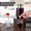 image:imageAirtight Cold Brew Coffee Maker with EXTRATHICK Glass Carafe Stainless Steel Mesh Filter and NonSlip Silicone Base  Premium Iced Coffee Maker Cold Brew Pitcher amp Tea Infuser  by ZulaySilver