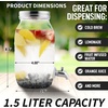 image:imageAirtight Cold Brew Coffee Maker with EXTRATHICK Glass Carafe Stainless Steel Mesh Filter and NonSlip Silicone Base  Premium Iced Coffee Maker Cold Brew Pitcher amp Tea Infuser  by ZulaySilver