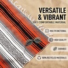image:imageHydration Nation Authentic Large Handwoven Mexican Striped Throw Blanket  Soft Durable EcoFriendly  70x50  AzureOrange