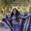 image:imageHydration Nation Authentic Large Handwoven Mexican Striped Throw Blanket  Soft Durable EcoFriendly  70x50  AzurePurple