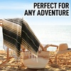 image:imageHydration Nation Authentic Large Handwoven Mexican Striped Throw Blanket  Soft Durable EcoFriendly  70x50  AzureSand