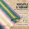 image:imageHydration Nation Authentic Large Handwoven Mexican Striped Throw Blanket  Soft Durable EcoFriendly  70x50  AzureSunshine