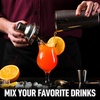 image:imageLarge 24 oz Stainless Steel Cocktail Shaker Set  Mixed Drink Shaker  Martini Shaker Set with Built in Strainer Double Sided Jigger amp Combo Muddler Mixing Spoon  Pro Margarita Shaker  By ZulaySilver