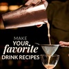 image:imageLarge 24 oz Stainless Steel Cocktail Shaker Set  Mixed Drink Shaker  Martini Shaker Set with Built in Strainer Double Sided Jigger amp Combo Muddler Mixing Spoon  Pro Margarita Shaker  By ZulayRose Gold