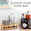 image:imageLarge 24 oz Stainless Steel Cocktail Shaker Set  Mixed Drink Shaker  Martini Shaker Set with Built in Strainer Double Sided Jigger amp Combo Muddler Mixing Spoon  Pro Margarita Shaker  By ZulayClassic Silver