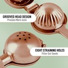 image:imageLemon Squeezer Stainless Steel with Premium Quality Heavy Duty Solid Metal Squeezer Bowl  Large Manual Citrus Press Juicer and Lime Squeezer Stainless Steel  by Zulay KitchenRose Gold