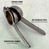 image:imageLemon Squeezer Stainless Steel with Premium Quality Heavy Duty Solid Metal Squeezer Bowl  Large Manual Citrus Press Juicer and Lime Squeezer Stainless Steel  by Zulay KitchenMetallic Black