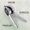 image:imageLemon Squeezer Stainless Steel with Premium Quality Heavy Duty Solid Metal Squeezer Bowl  Large Manual Citrus Press Juicer and Lime Squeezer Stainless Steel  by Zulay KitchenSilver