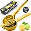 image:imageLemon Squeezer Stainless Steel with Premium Quality Heavy Duty Solid Metal Squeezer Bowl  Large Manual Citrus Press Juicer and Lime Squeezer Stainless Steel  by Zulay KitchenGold