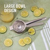 image:imageLemon Squeezer Stainless Steel with Premium Quality Heavy Duty Solid Metal Squeezer Bowl  Large Manual Citrus Press Juicer and Lime Squeezer Stainless Steel  by Zulay KitchenSilver