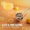 image:imageLemon Squeezer Stainless Steel with Premium Quality Heavy Duty Solid Metal Squeezer Bowl  Large Manual Citrus Press Juicer and Lime Squeezer Stainless Steel  by Zulay KitchenSilver