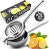 image:imageLemon Squeezer Stainless Steel with Premium Quality Heavy Duty Solid Metal Squeezer Bowl  Large Manual Citrus Press Juicer and Lime Squeezer Stainless Steel  by Zulay KitchenSilver