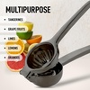 image:imageLemon Squeezer Stainless Steel with Premium Quality Heavy Duty Solid Metal Squeezer Bowl  Large Manual Citrus Press Juicer and Lime Squeezer Stainless Steel  by Zulay KitchenMetallic Black