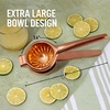 image:imageLemon Squeezer Stainless Steel with Premium Quality Heavy Duty Solid Metal Squeezer Bowl  Large Manual Citrus Press Juicer and Lime Squeezer Stainless Steel  by Zulay KitchenRose Gold