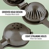 image:imageLemon Squeezer Stainless Steel with Premium Quality Heavy Duty Solid Metal Squeezer Bowl  Large Manual Citrus Press Juicer and Lime Squeezer Stainless Steel  by Zulay KitchenMetallic Black