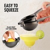 image:imageLemon Squeezer Stainless Steel with Premium Quality Heavy Duty Solid Metal Squeezer Bowl  Large Manual Citrus Press Juicer and Lime Squeezer Stainless Steel  by Zulay KitchenMetallic Black