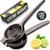 image:imageLemon Squeezer Stainless Steel with Premium Quality Heavy Duty Solid Metal Squeezer Bowl  Large Manual Citrus Press Juicer and Lime Squeezer Stainless Steel  by Zulay KitchenMetallic Black