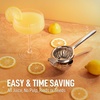 image:imageLemon Squeezer Stainless Steel with Premium Quality Heavy Duty Solid Metal Squeezer Bowl  Large Manual Citrus Press Juicer and Lime Squeezer Stainless Steel  by Zulay KitchenSilver