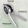 image:imageLemon Squeezer Stainless Steel with Premium Quality Heavy Duty Solid Metal Squeezer Bowl  Large Manual Citrus Press Juicer and Lime Squeezer Stainless Steel  by Zulay KitchenSilver