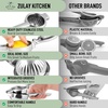 image:imageLemon Squeezer Stainless Steel with Premium Quality Heavy Duty Solid Metal Squeezer Bowl  Large Manual Citrus Press Juicer and Lime Squeezer Stainless Steel  by Zulay KitchenSilver