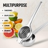 image:imageLemon Squeezer Stainless Steel with Premium Quality Heavy Duty Solid Metal Squeezer Bowl  Large Manual Citrus Press Juicer and Lime Squeezer Stainless Steel  by Zulay KitchenSilver