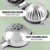 image:imageLemon Squeezer Stainless Steel with Premium Quality Heavy Duty Solid Metal Squeezer Bowl  Large Manual Citrus Press Juicer and Lime Squeezer Stainless Steel  by Zulay KitchenSilver