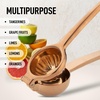 image:imageLemon Squeezer Stainless Steel with Premium Quality Heavy Duty Solid Metal Squeezer Bowl  Large Manual Citrus Press Juicer and Lime Squeezer Stainless Steel  by Zulay KitchenRose Gold