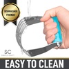 image:imageSimple Craft Pastry Cutter For Baking  Stainless Steel Pastry Blender Tool With Comfortable Grip Handle  Heavy Duty Dough Cutters amp Dough Blender For Mixing Butter Flour and More BlueBlue