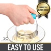 image:imageSimple Craft Pastry Cutter For Baking  Stainless Steel Pastry Blender Tool With Comfortable Grip Handle  Heavy Duty Dough Cutters amp Dough Blender For Mixing Butter Flour and More BlueBlue
