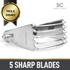 image:imageSimple Craft Pastry Cutter For Baking  Stainless Steel Pastry Blender Tool With Comfortable Grip Handle  Heavy Duty Dough Cutters amp Dough Blender For Mixing Butter Flour and More BlueBlue