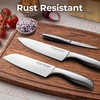 image:imageZulay 15 Piece Stainless Steel Knife Set with Block and Sharpener  Sharp Knife Block Set with Built In Sharpener  Kitchen Knife Set With Block  Rust Proof Knife Set Stainless SteelNatural Maple  Stainless Steel