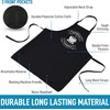 image:imageZulay 2Pack Funny Aprons for Men amp Women  Kitchen Aprons with Adjustable Neck Strap amp 2 Large PocketsCoffee Puns