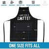 image:imageZulay 2Pack Funny Aprons for Men amp Women  Kitchen Aprons with Adjustable Neck Strap amp 2 Large PocketsCoffee Puns