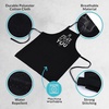 image:imageZulay 2Pack Funny Aprons for Men amp Women  Kitchen Aprons with Adjustable Neck Strap amp 2 Large PocketsFork Spatula Set