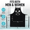 image:imageZulay 2Pack Funny Aprons for Men amp Women  Kitchen Aprons with Adjustable Neck Strap amp 2 Large PocketsFork Spatula Set