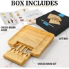 image:imageZulay Charcuterie Board Set Large  Great White Elephant Gift Housewarming Gift for New Home Bamboo Cheese Board  Charcuterie with Accessories Wine and CheeseClassic Set