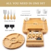 image:imageZulay Charcuterie Board Set Large  Great White Elephant Gift Housewarming Gift for New Home Bamboo Cheese Board  Charcuterie with Accessories Wine and CheeseIcon Set