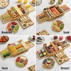 image:imageZulay Charcuterie Board Set Large  Great White Elephant Gift Housewarming Gift for New Home Bamboo Cheese Board  Charcuterie with Accessories Wine and CheeseDeluxe Set