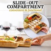 image:imageZulay Charcuterie Board Set Large  Great White Elephant Gift Housewarming Gift for New Home Bamboo Cheese Board  Charcuterie with Accessories Wine and CheeseClassic Set