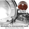 image:imageZulay Commercial Grade 100 Cup Coffee Maker Hot Water Urn  Large Percolator Pot Dispenser With DoubleWall Stainless Steel Quick Brew Stays Hot for Tea amp Beverage at Events amp Catering  SilverSilver