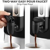image:imageZulay Commercial Grade 100 Cup Coffee Maker Hot Water Urn  Large Percolator Pot Dispenser With DoubleWall Stainless Steel Quick Brew Stays Hot for Tea amp Beverage at Events amp Catering  SilverBlack