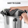 image:imageZulay Commercial Grade 100 Cup Coffee Maker Hot Water Urn  Large Percolator Pot Dispenser With DoubleWall Stainless Steel Quick Brew Stays Hot for Tea amp Beverage at Events amp Catering  SilverSilver