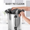 image:imageZulay Commercial Grade 100 Cup Coffee Maker Hot Water Urn  Large Percolator Pot Dispenser With DoubleWall Stainless Steel Quick Brew Stays Hot for Tea amp Beverage at Events amp Catering  SilverSilver