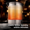 image:imageZulay Commercial Grade 100 Cup Coffee Maker Hot Water Urn  Large Percolator Pot Dispenser With DoubleWall Stainless Steel Quick Brew Stays Hot for Tea amp Beverage at Events amp Catering  SilverSilver