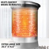 image:imageZulay Commercial Grade 100 Cup Coffee Maker Hot Water Urn  Large Percolator Pot Dispenser With DoubleWall Stainless Steel Quick Brew Stays Hot for Tea amp Beverage at Events amp Catering  SilverSilver
