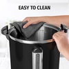 image:imageZulay Commercial Grade 100 Cup Coffee Maker Hot Water Urn  Large Percolator Pot Dispenser With DoubleWall Stainless Steel Quick Brew Stays Hot for Tea amp Beverage at Events amp Catering  SilverBlack