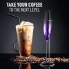 image:imageZulay Froth N Go Milk Frother  Rechargeable 3in1 Handheld Frother Wand with Travel Case amp USBC Charger  Single Double amp Egg Whisk for Latte Cappuccino Matcha Protein Shakes  Forge MarbleMystic Galaxy